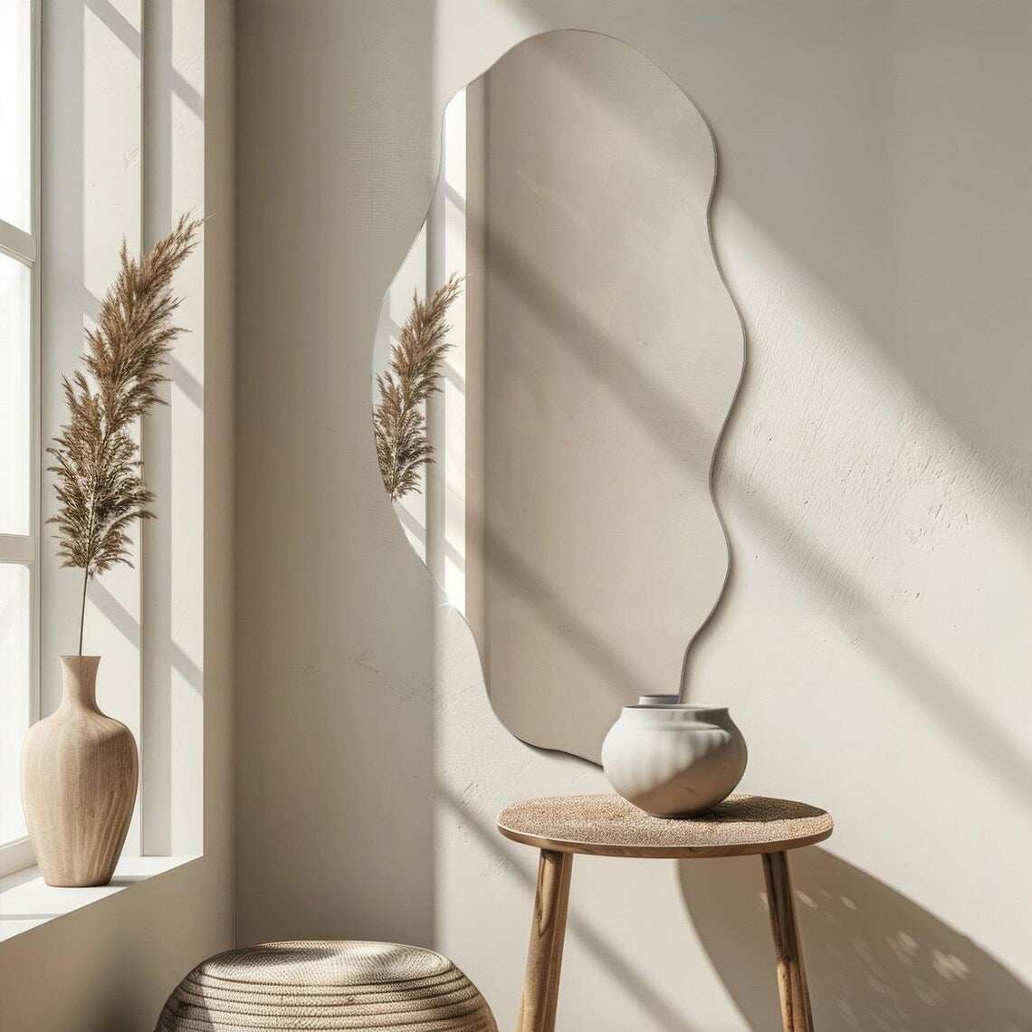 Ripple - Irregular Wall Mirror with Artistic Flow