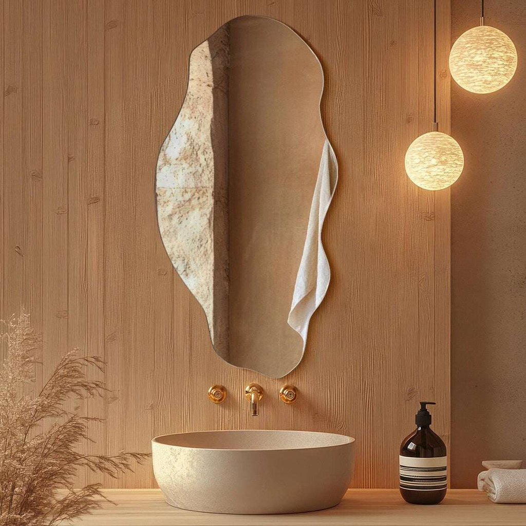 Ripple - Irregular Wall Mirror with Artistic Flow
