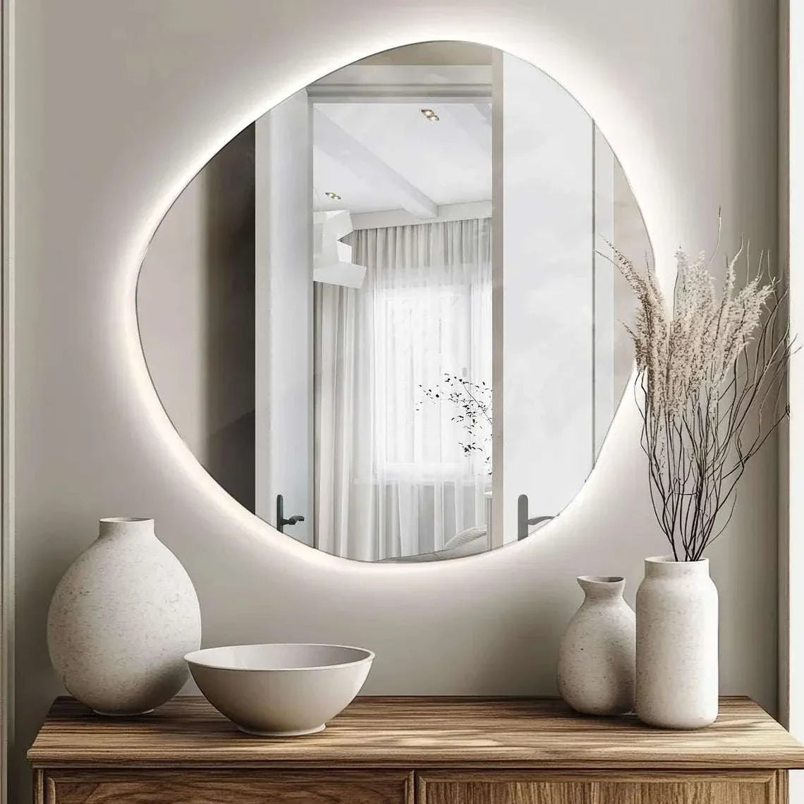 Pebble - Organic LED Backlit Mirror