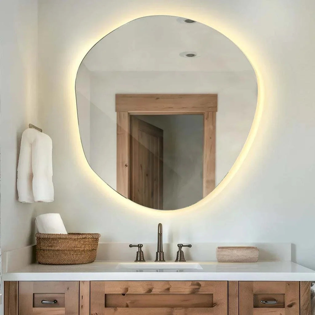 Pebble - Organic LED Backlit Mirror