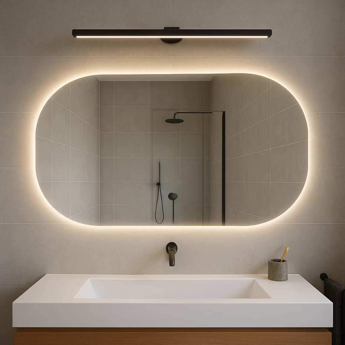 Mireya - LED Oval  Mirror