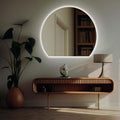 Luna Arc - Half-Moon LED Backlit Mirror
