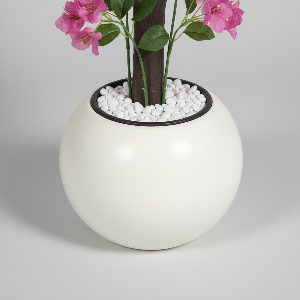Artificial Fern Tree in Fiberglass Pot