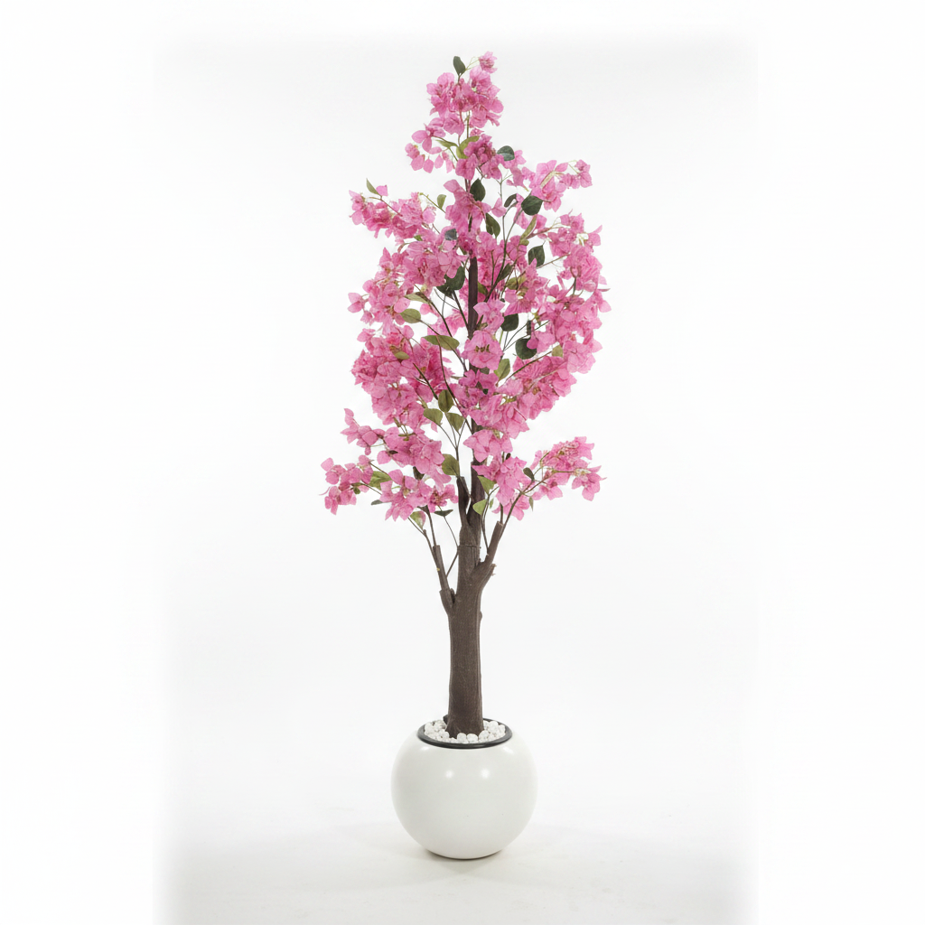 Artificial Fern Tree in Fiberglass Pot