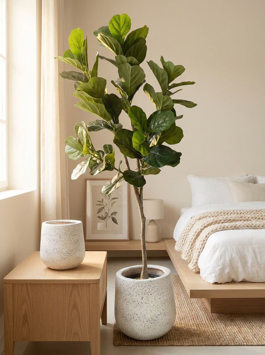 Artificial Decorative Plant with Elegant Pot