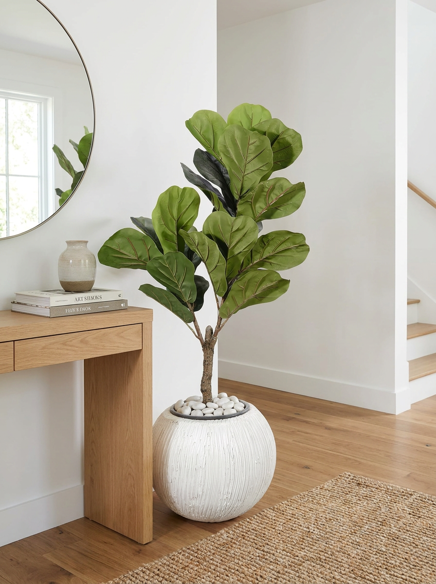 Artificial Indoor Plant with Decorative Pot
