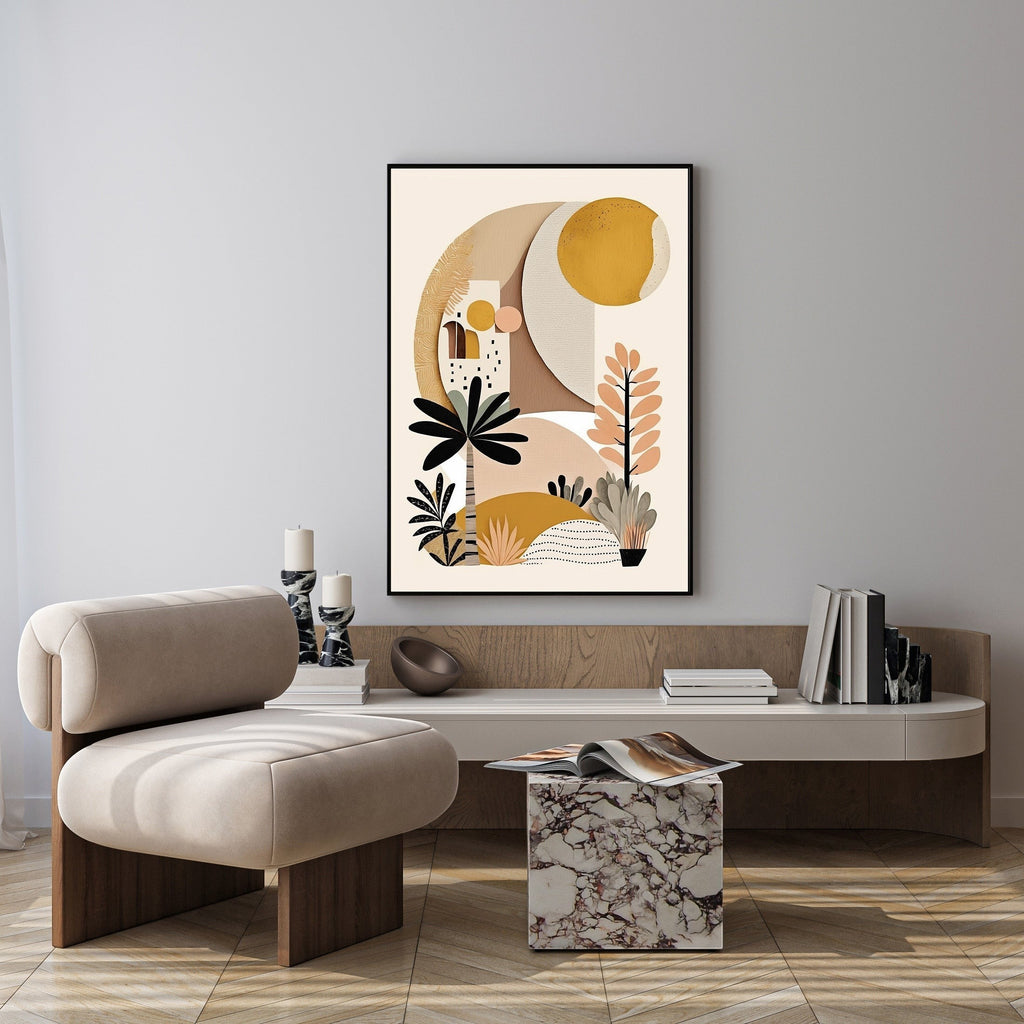 Abstract Desert Landscape Wall Art