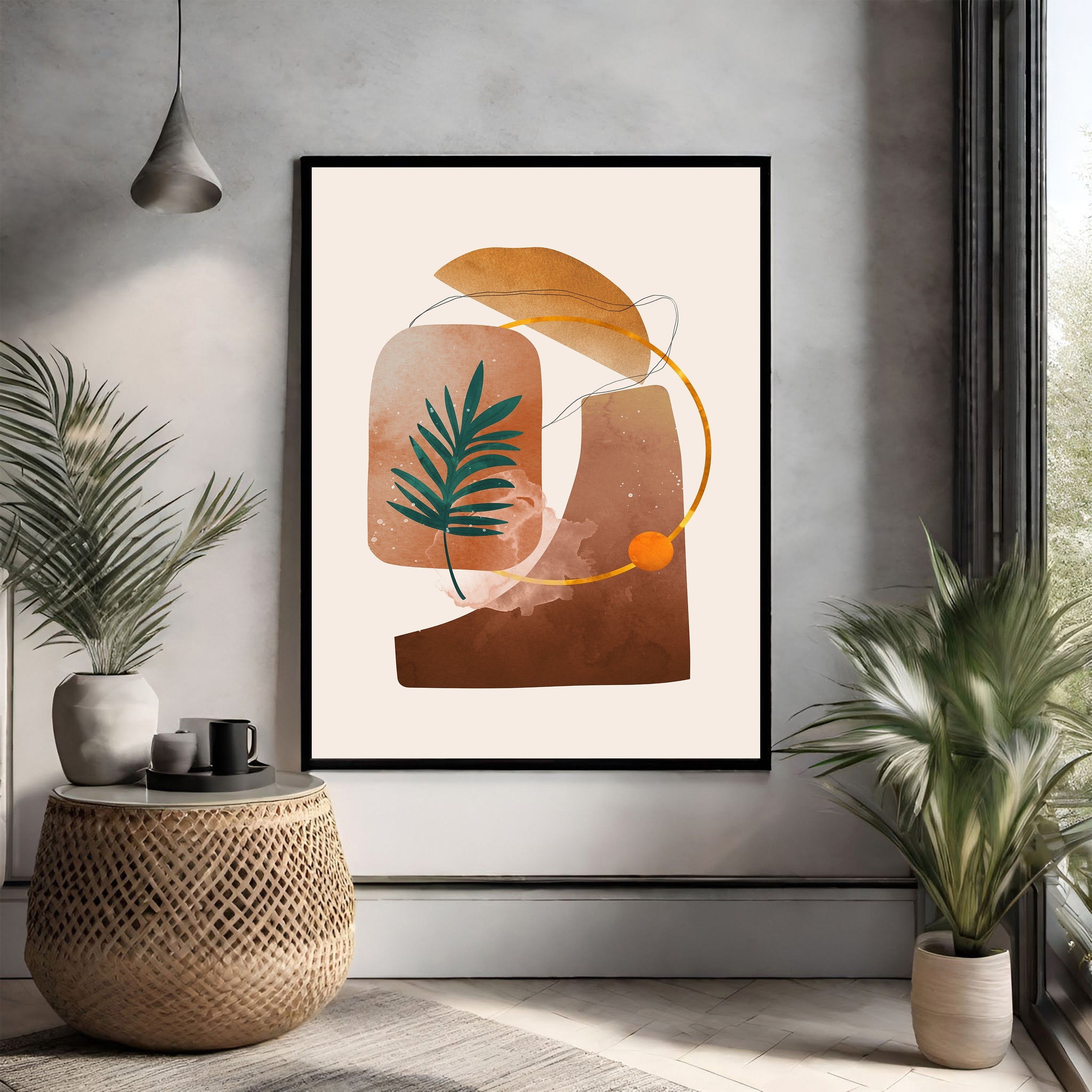 Abstract Botanical Wall Art