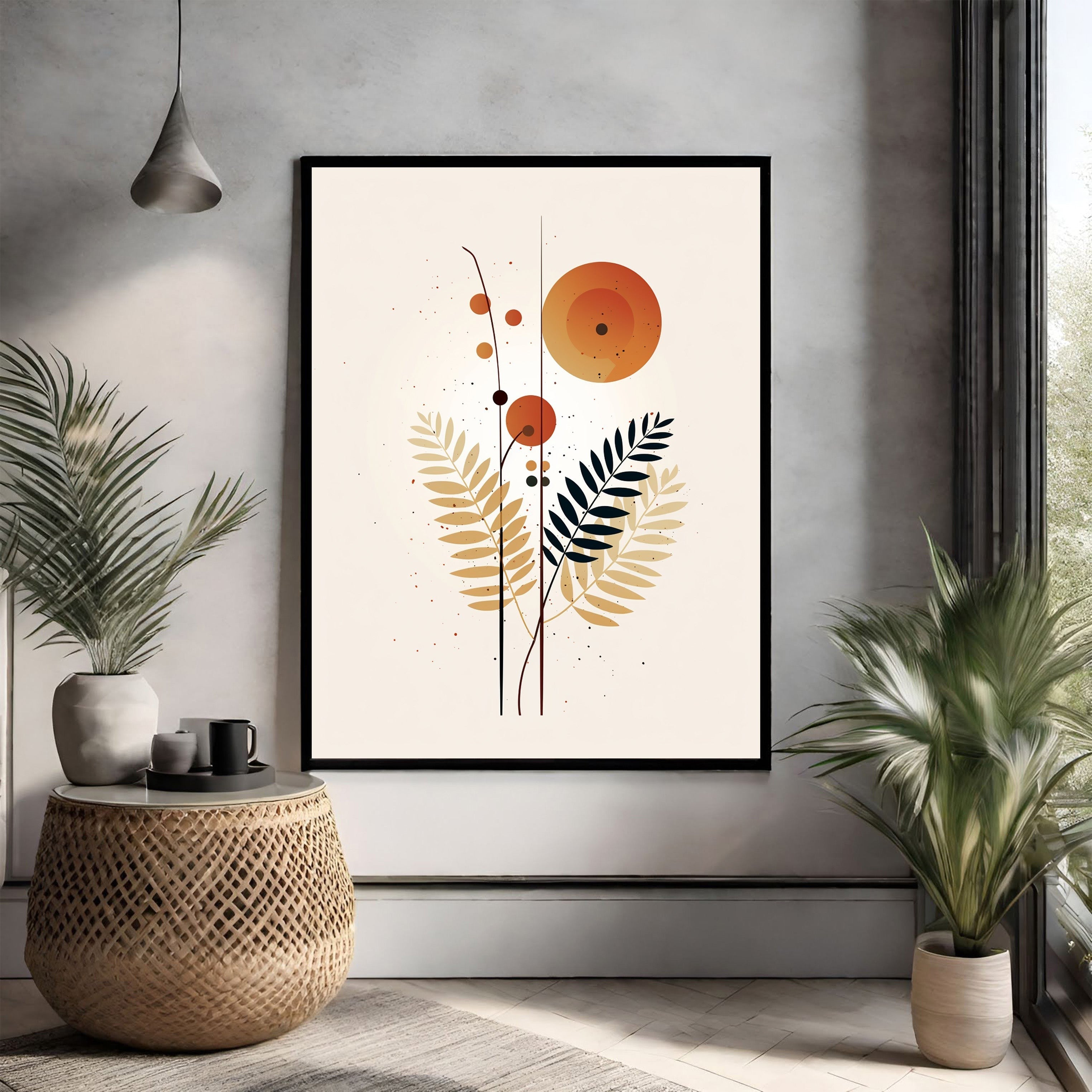 Abstract Botanical Wall Art