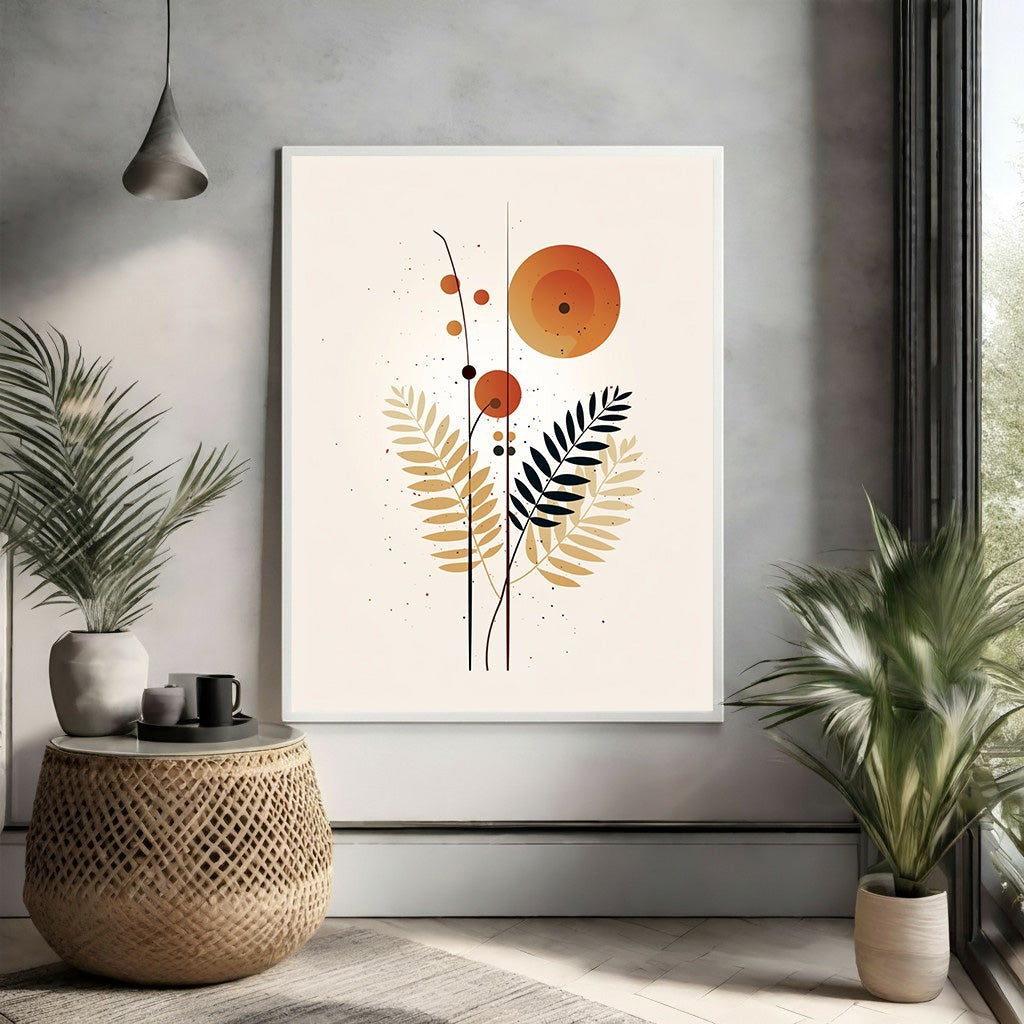 Abstract Botanical Wall Art