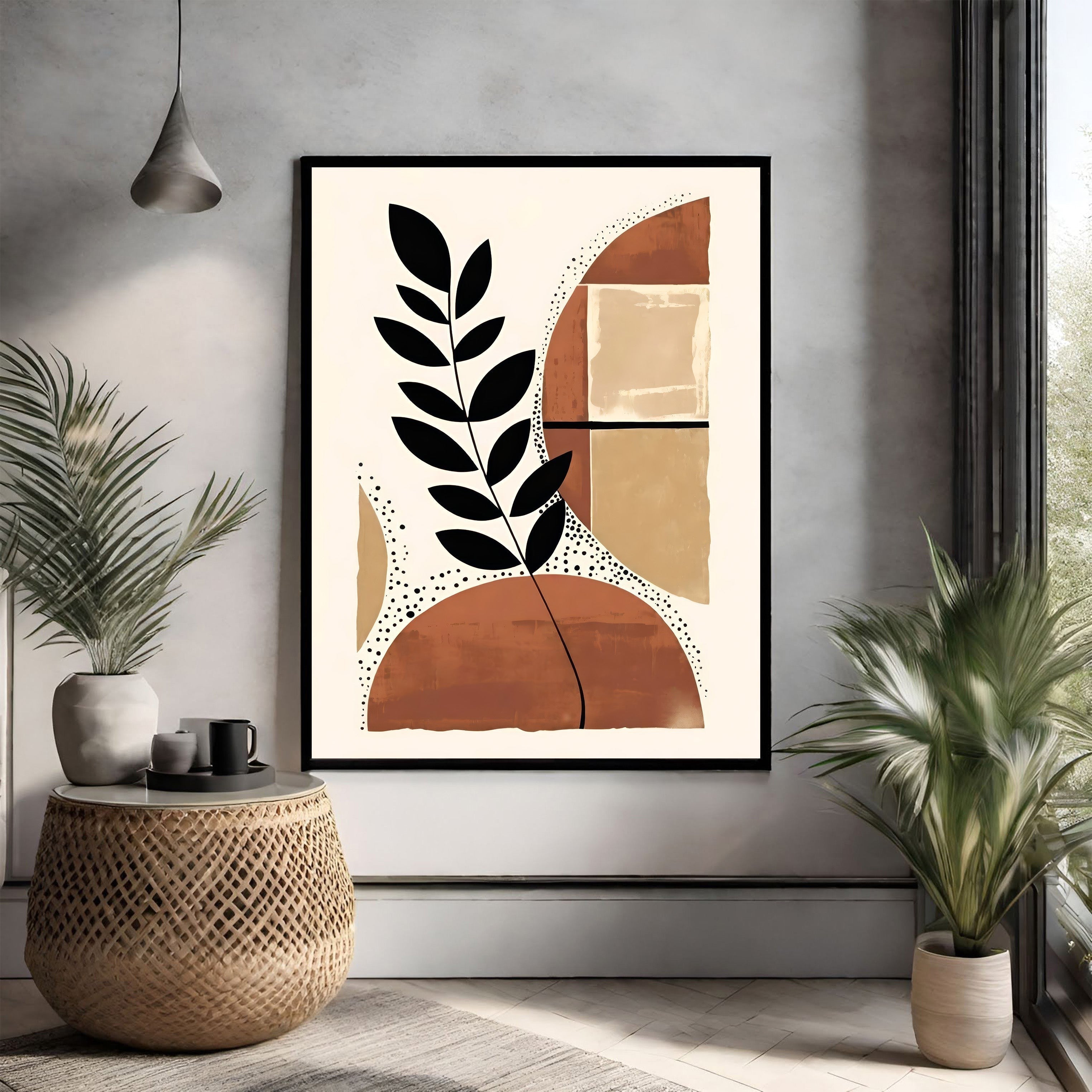 Abstract Botanical Wall Art