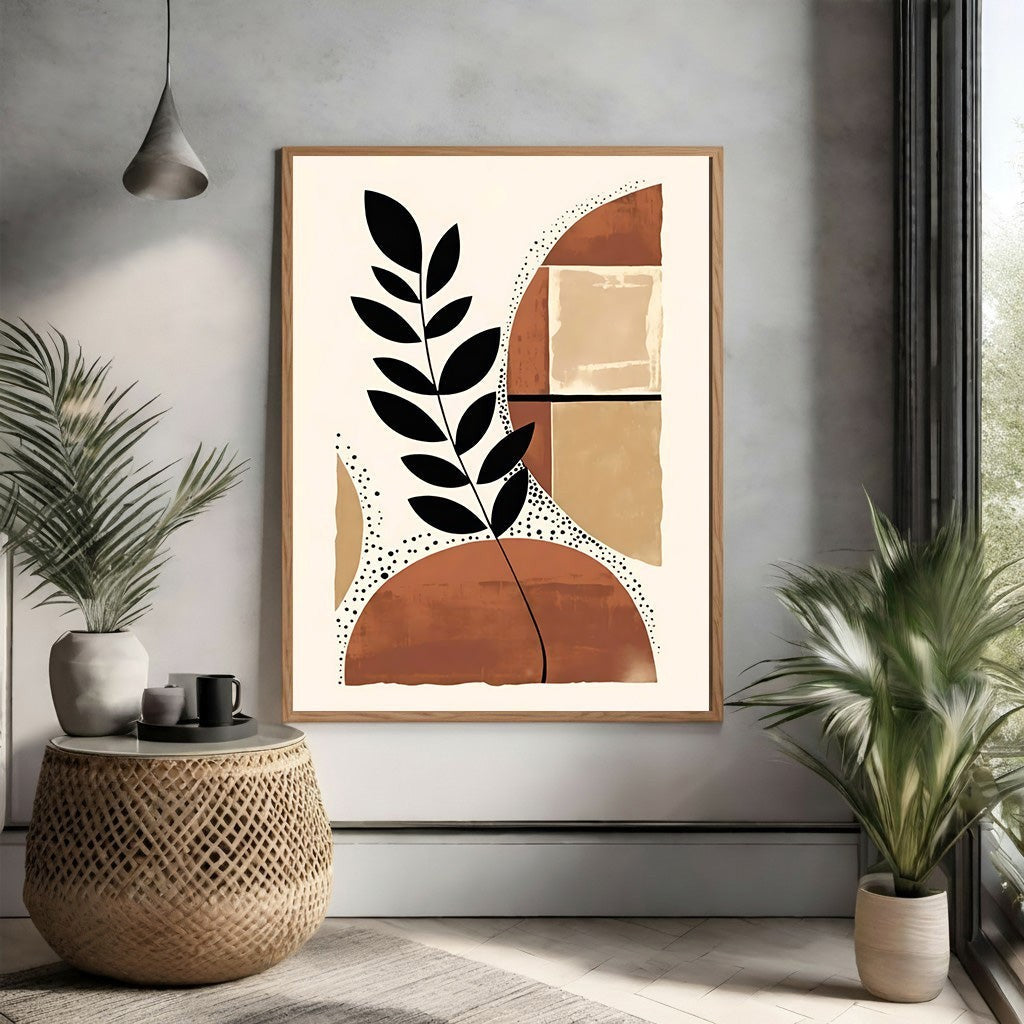 Abstract Botanical Wall Art