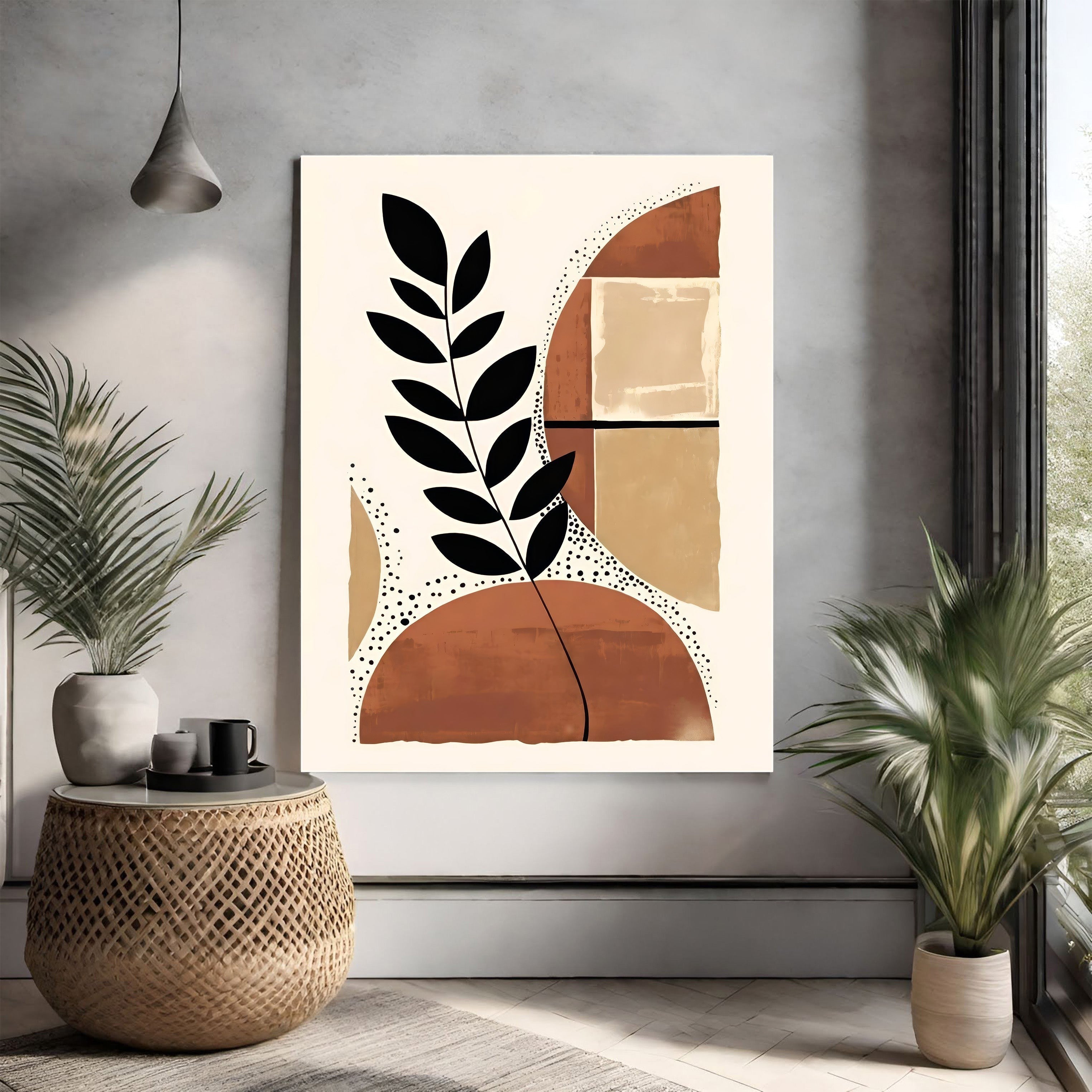 Abstract Botanical Wall Art