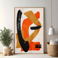 Abstract Brushstroke Wall Art