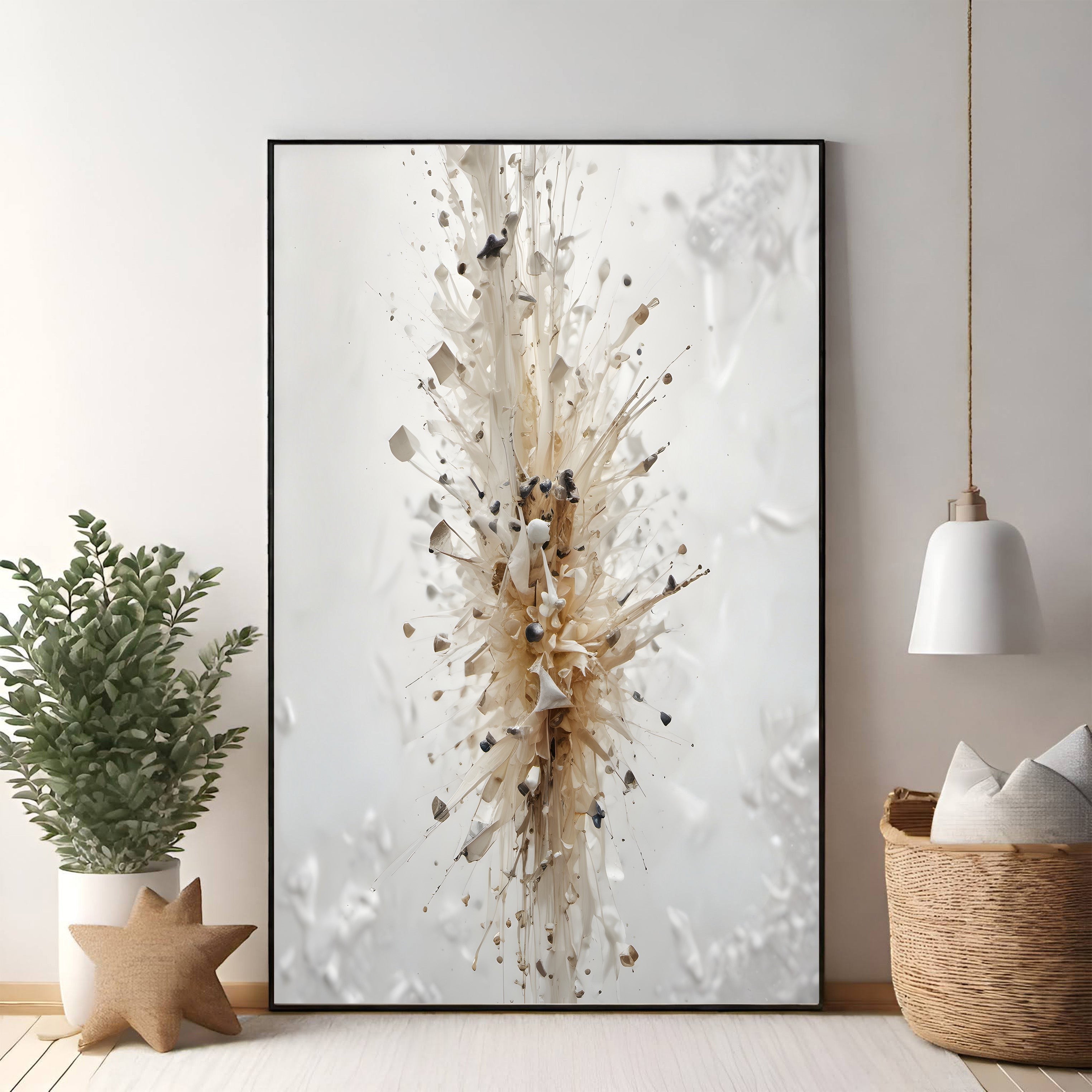 Abstract Burst Wall Art