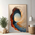 Abstract Cave Landscape Wall Art
