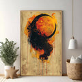 Abstract Celestial Body Wall Art