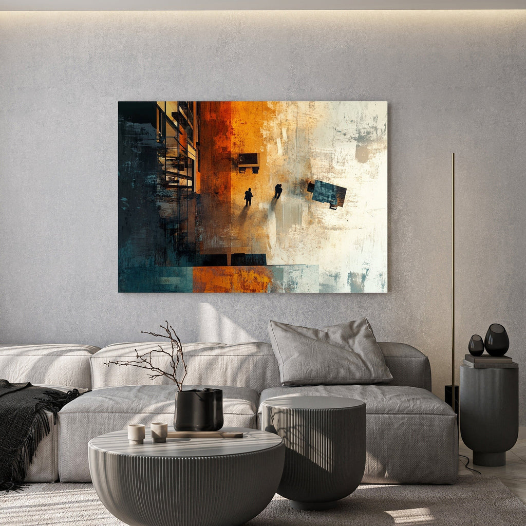 Urban Abstract Figures Wall Art