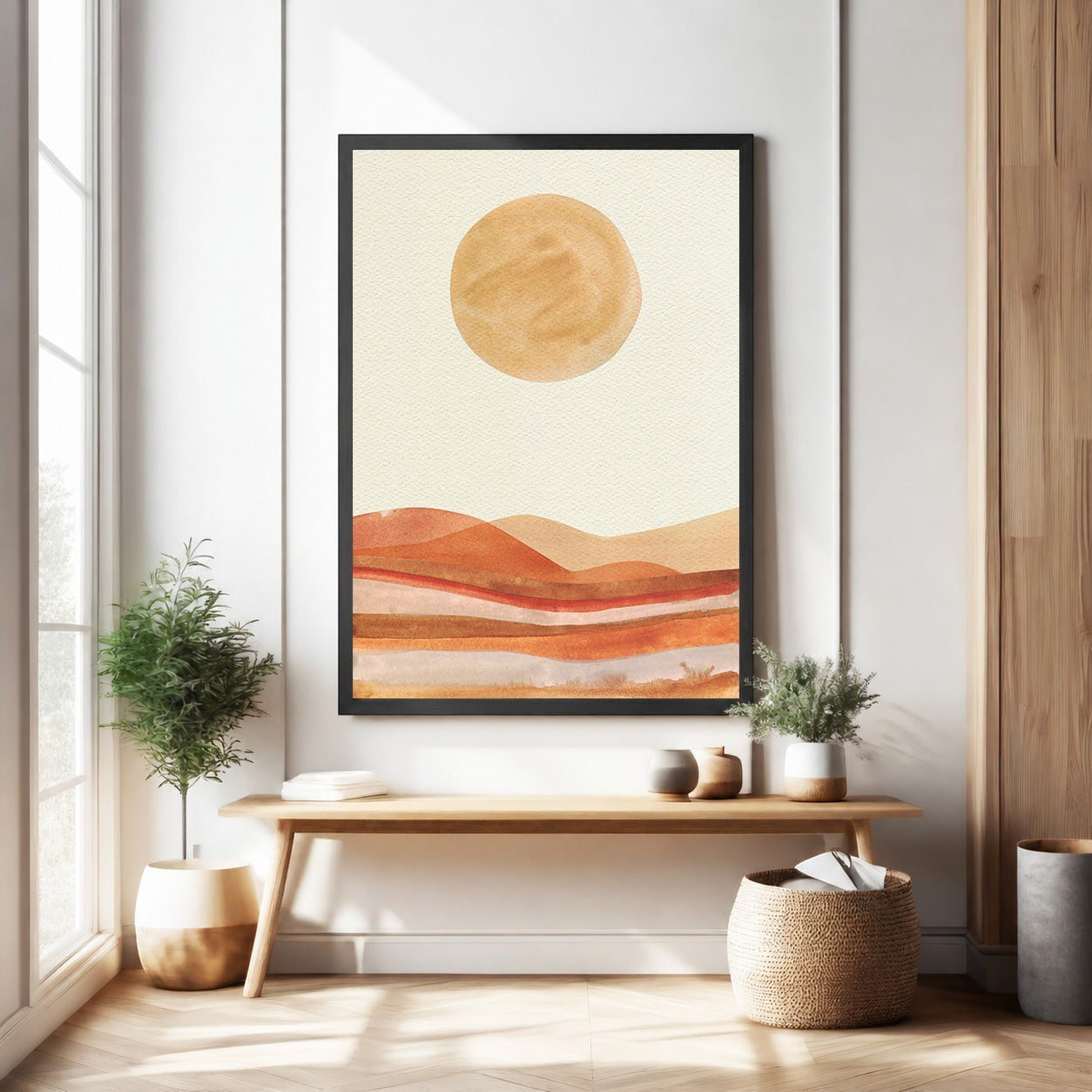 Abstract Desert Landscape Wall Art