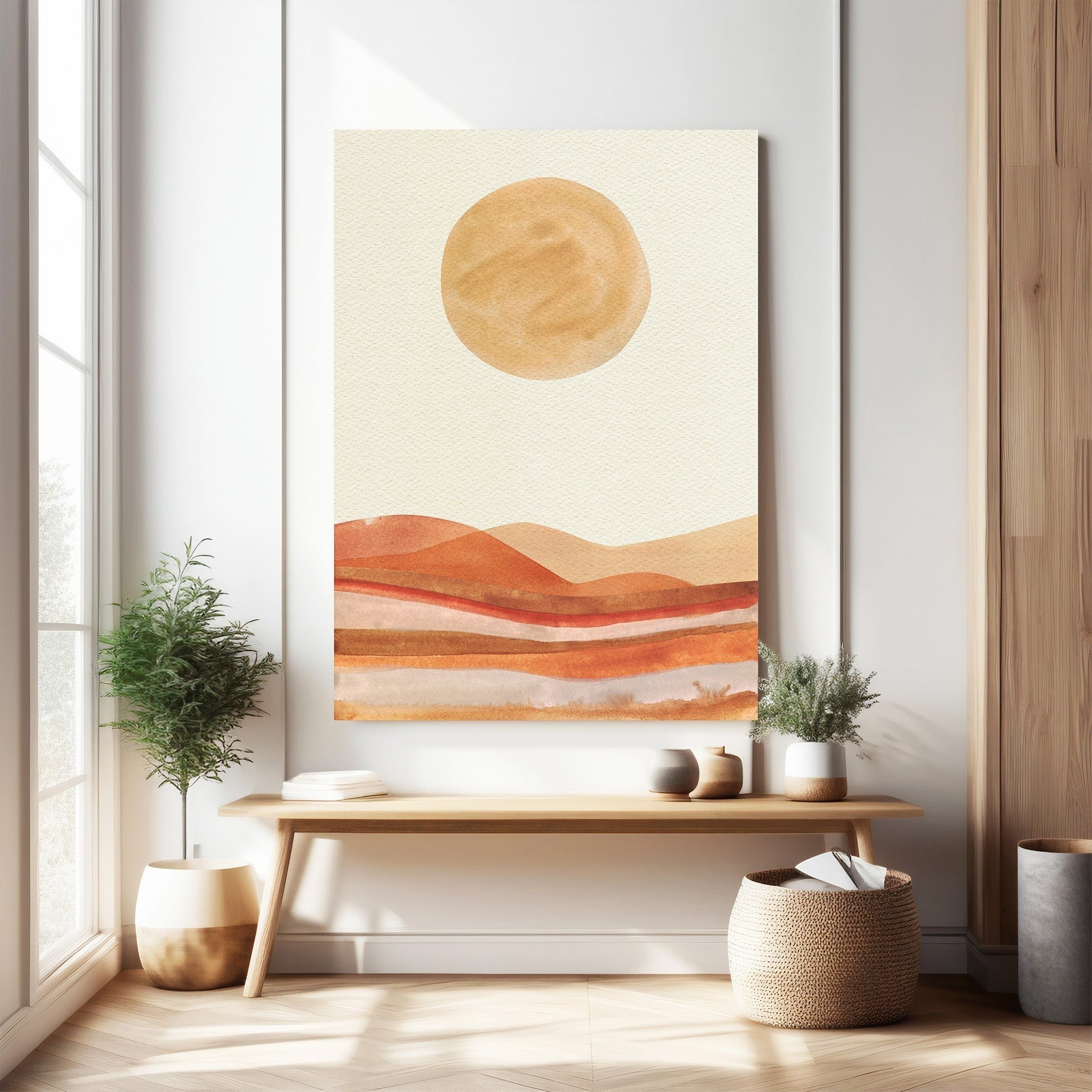 Abstract Desert Landscape Wall Art