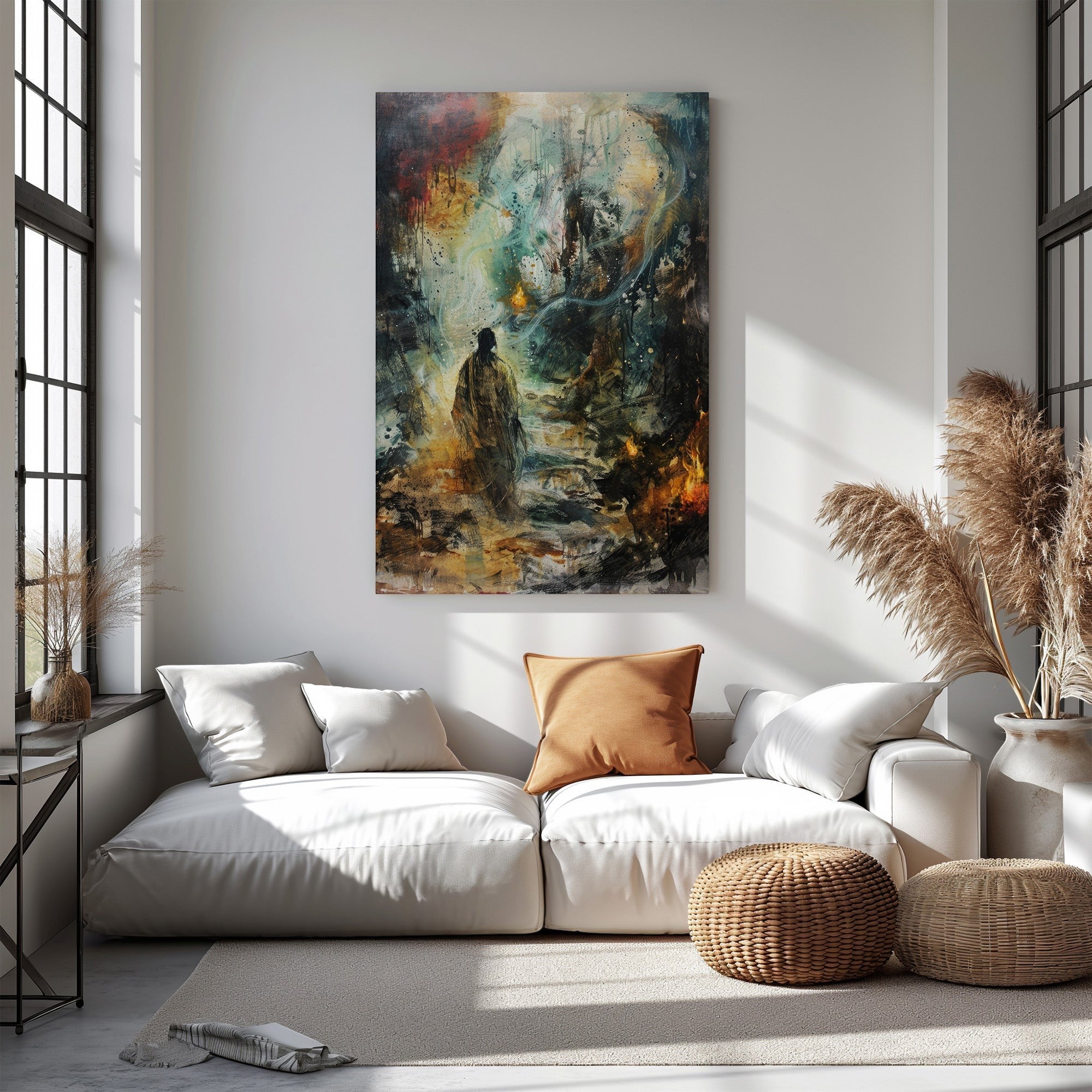 Abstract Figurative Landscape Wall Art