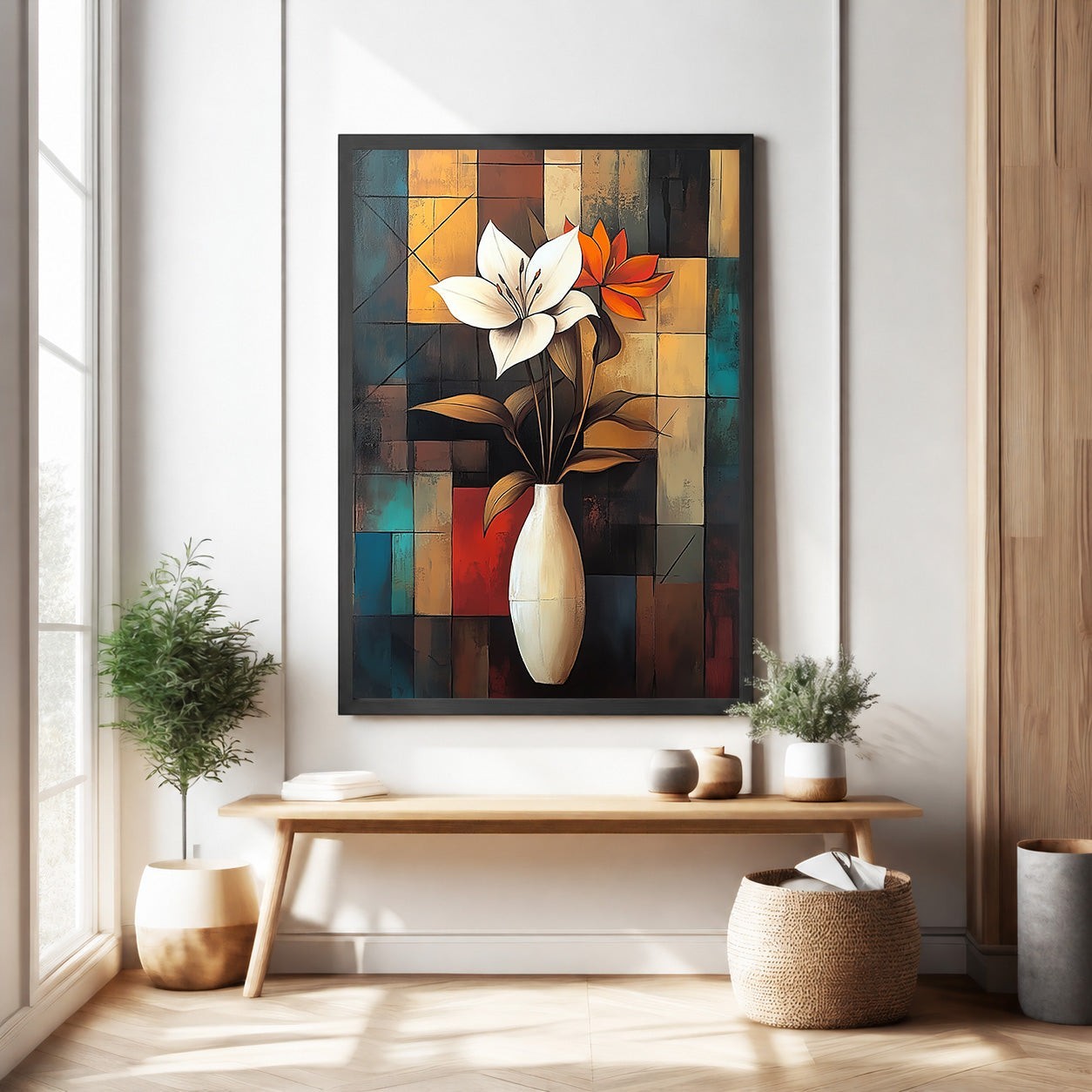 Abstract Floral Still Life Wall Art