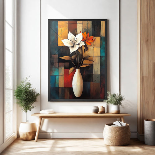 Abstract Floral Still Life Wall Art