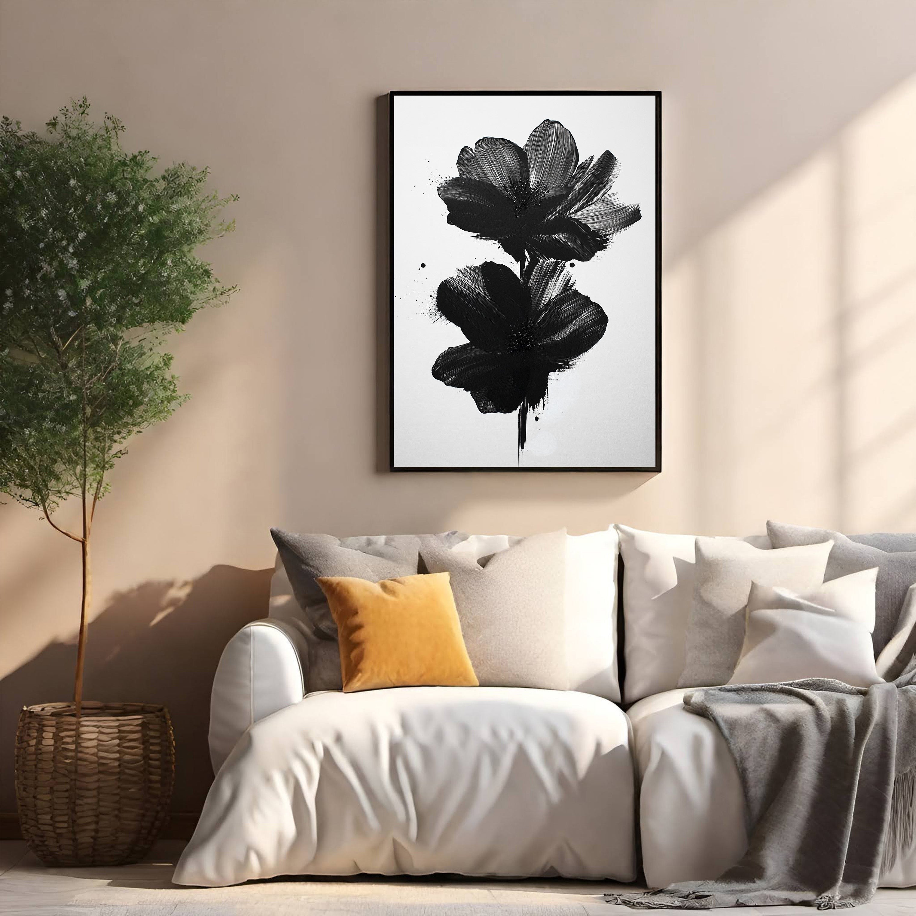 Abstract Floral Wall Art