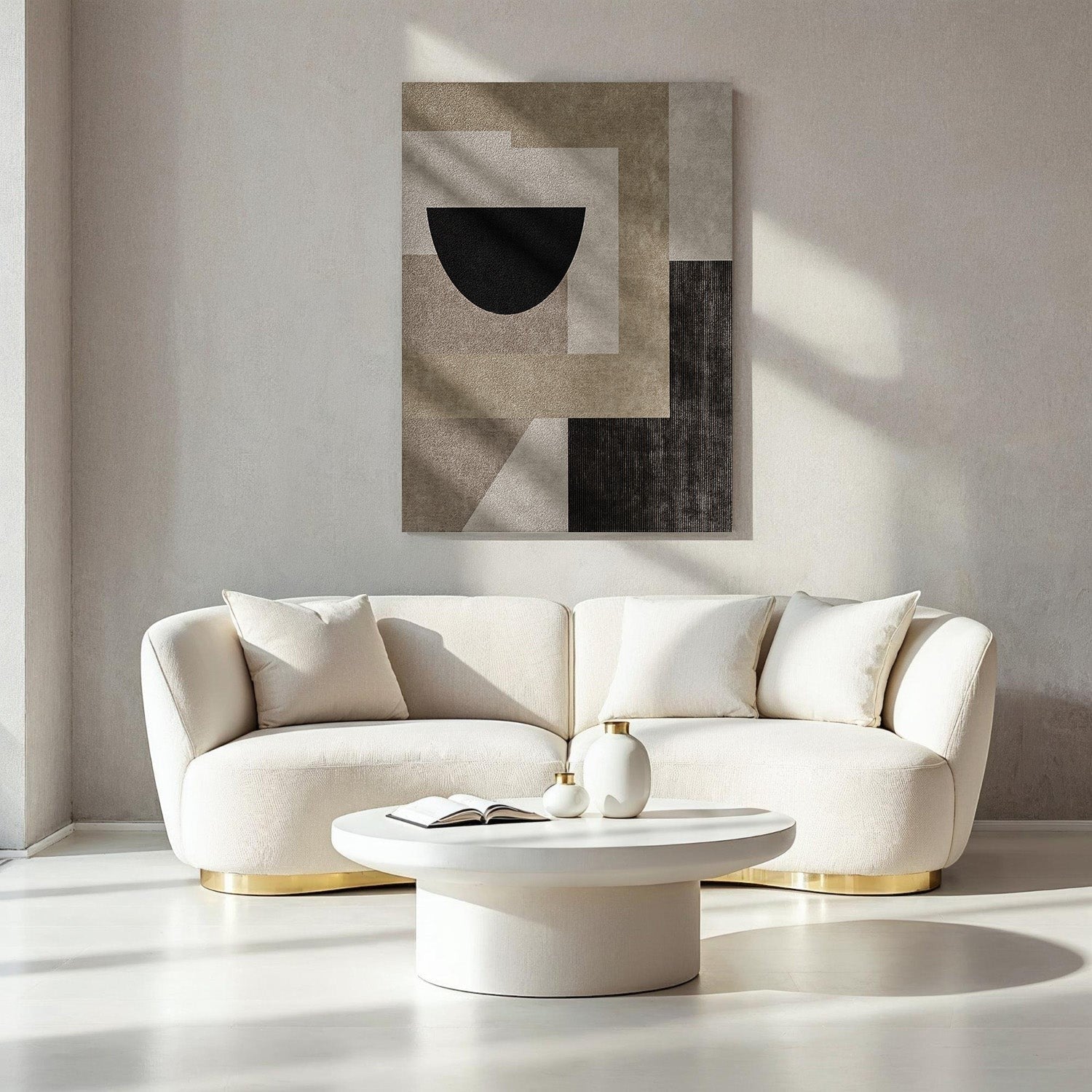Abstract Geometric Canvas Wall Art