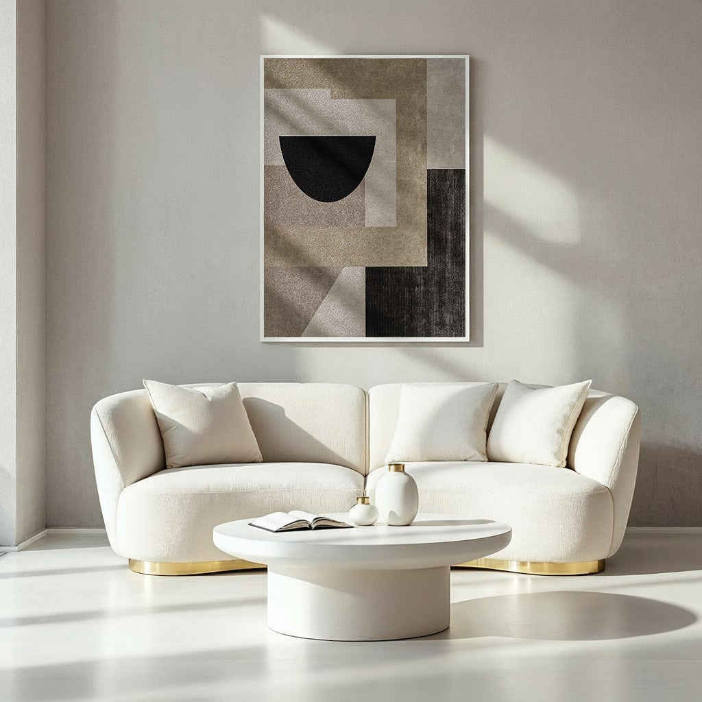 Abstract Geometric Canvas Wall Art
