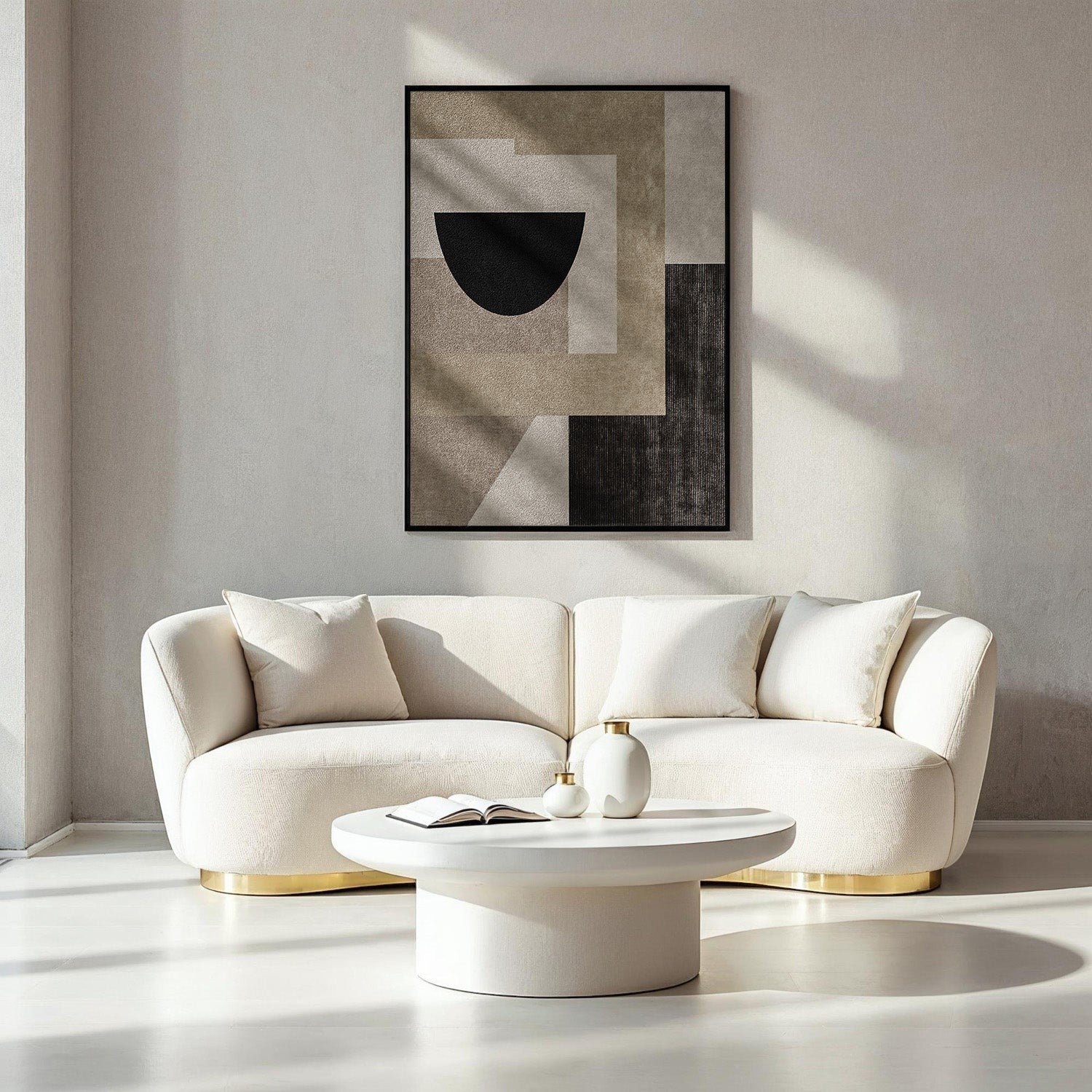 Abstract Geometric Canvas Wall Art