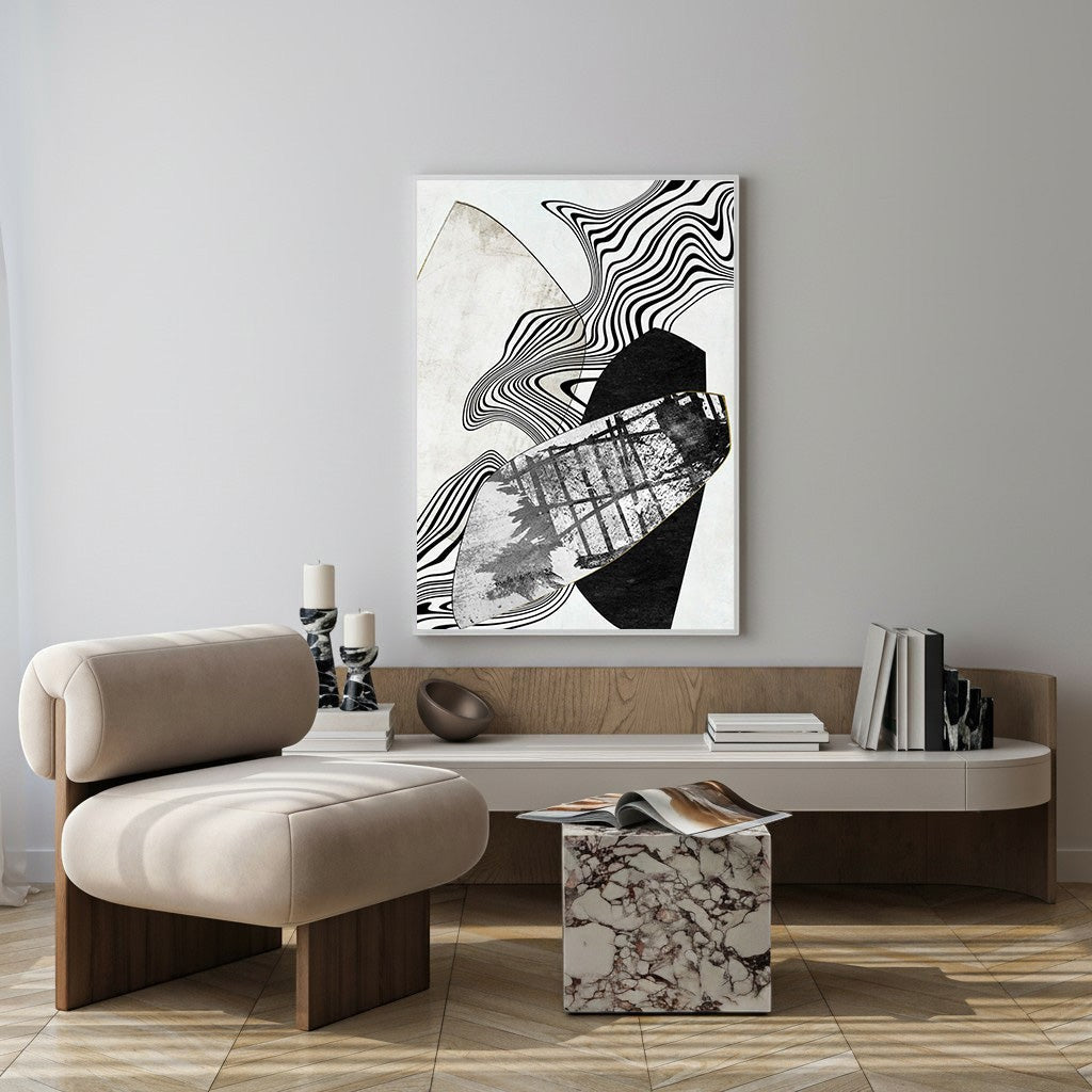 Abstract Geometric Composition Wall Art