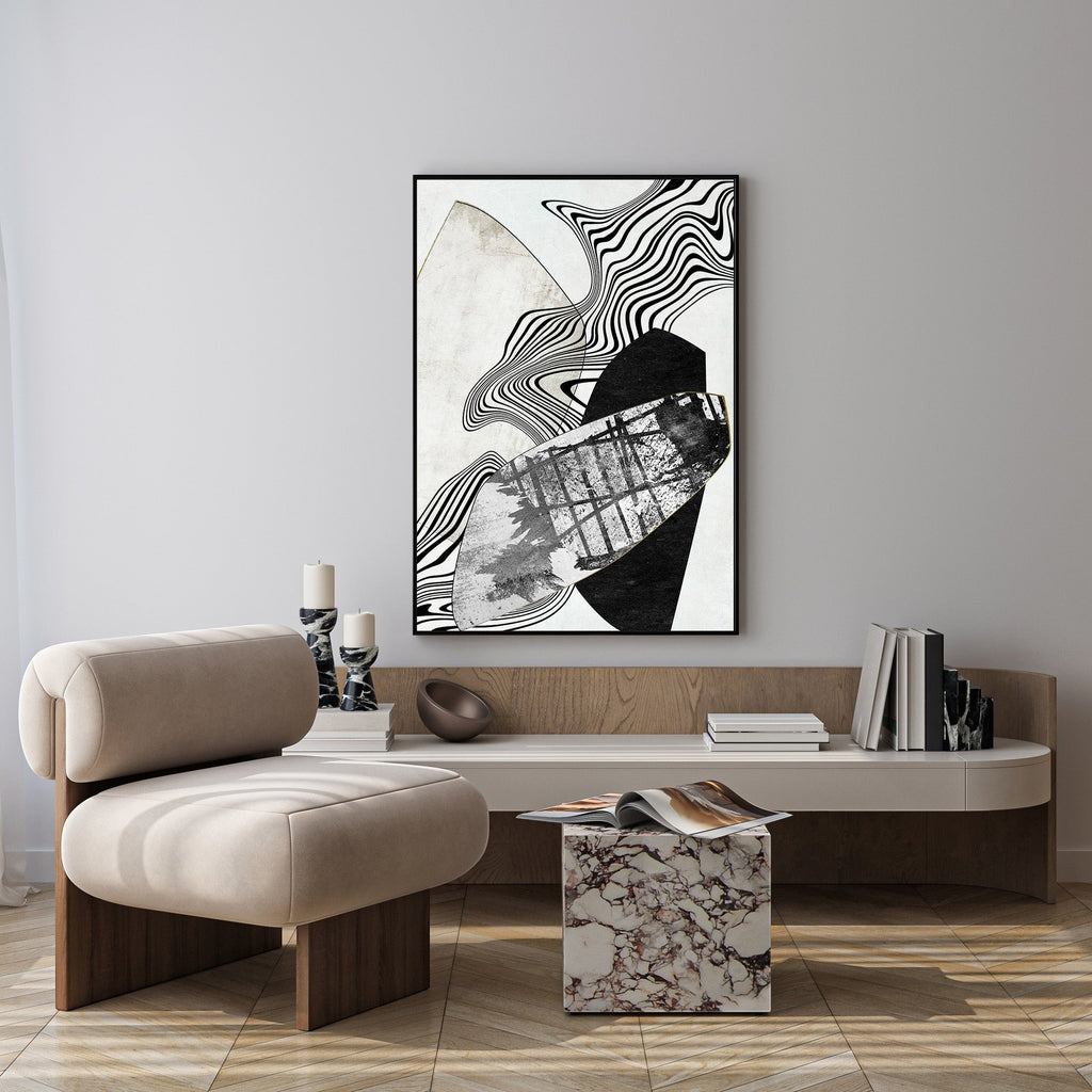 Abstract Geometric Composition Wall Art