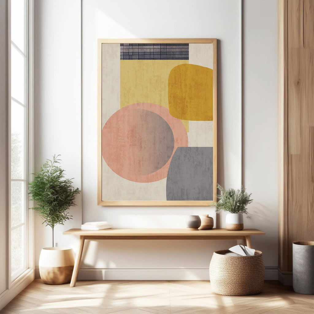 Abstract Geometric Shapes Wall Art