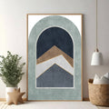 Abstract Arch Mountain Landscape Wall Art