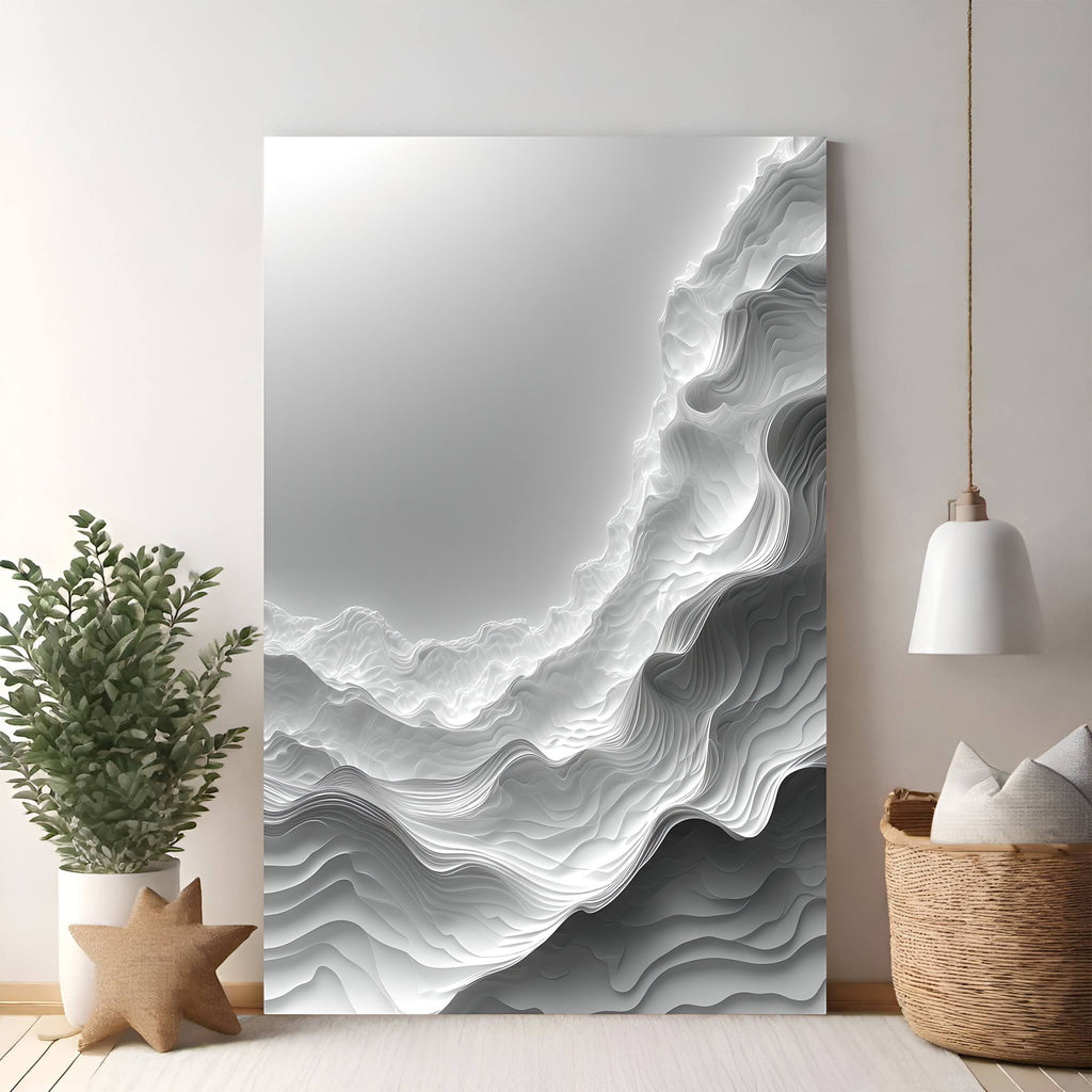 Abstract Mountain Landscape Wall Art