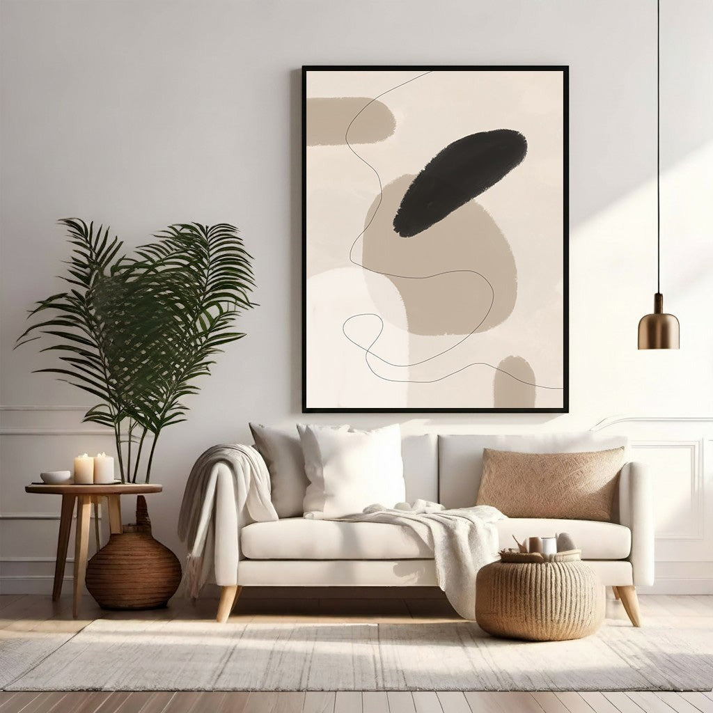 Abstract Organic Shapes Wall Art