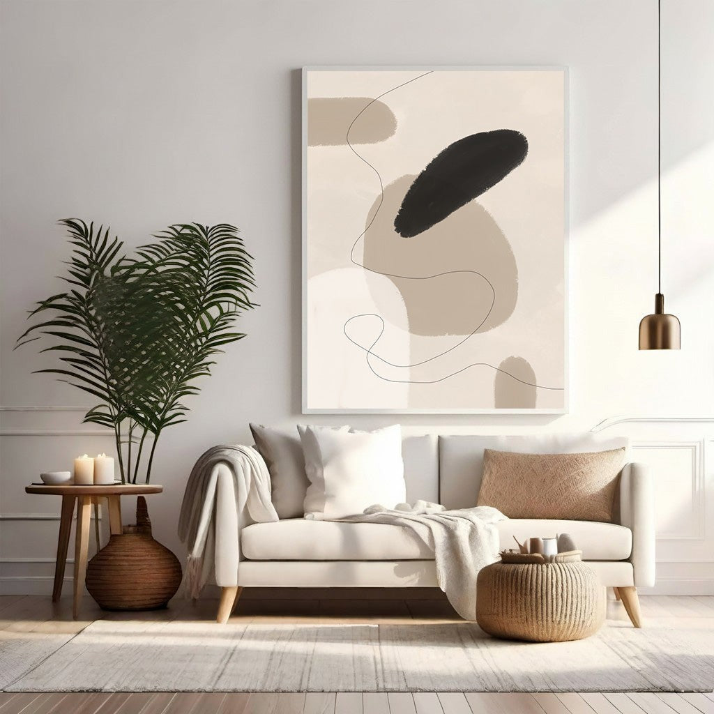 Abstract Organic Shapes Wall Art