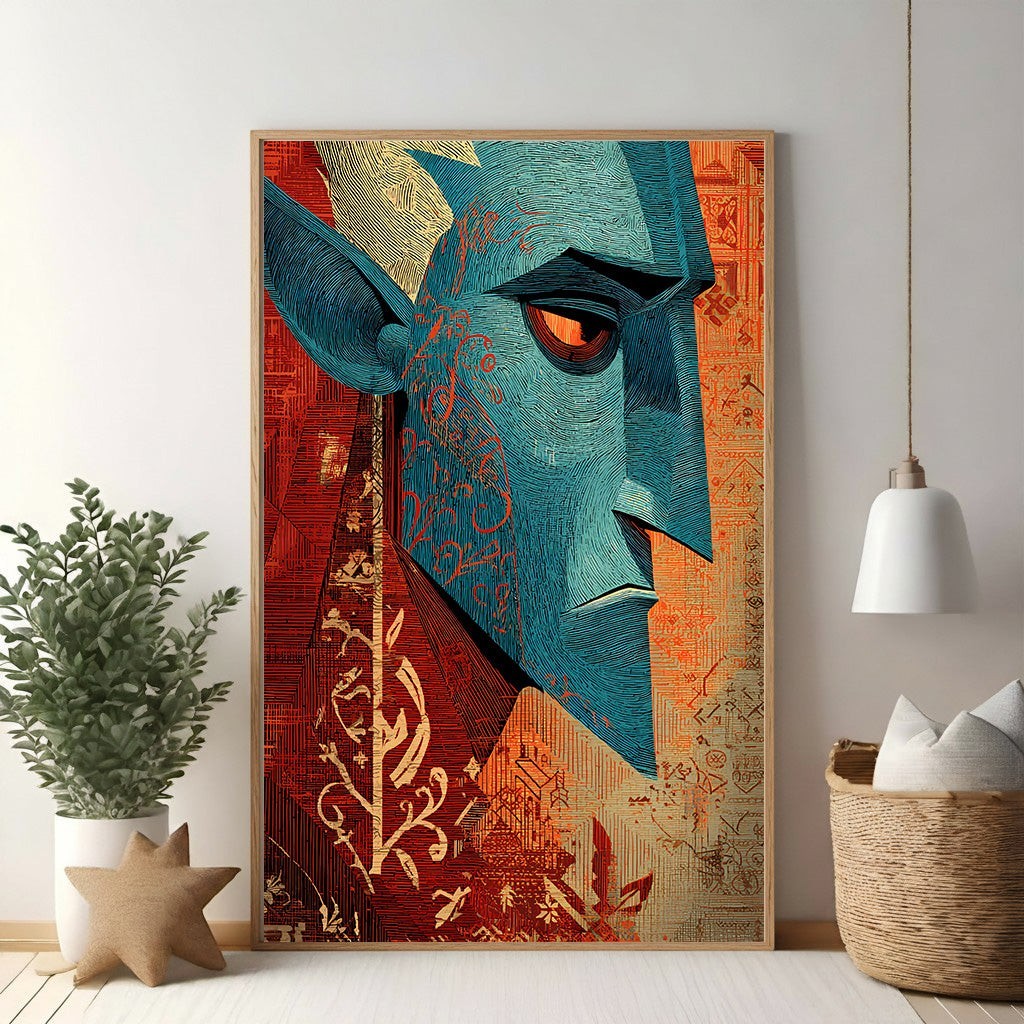 Abstract Portrait Wall Art