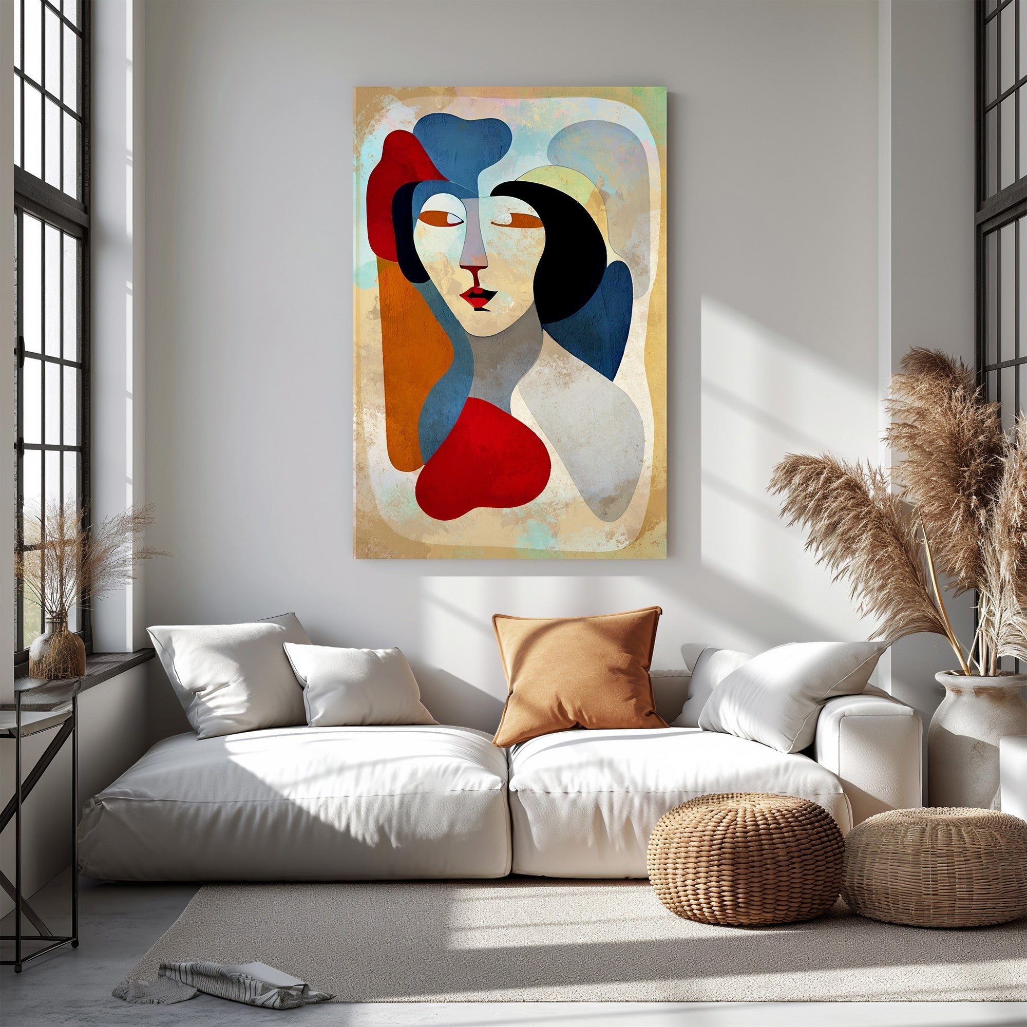 Abstract Portrait Wall Art