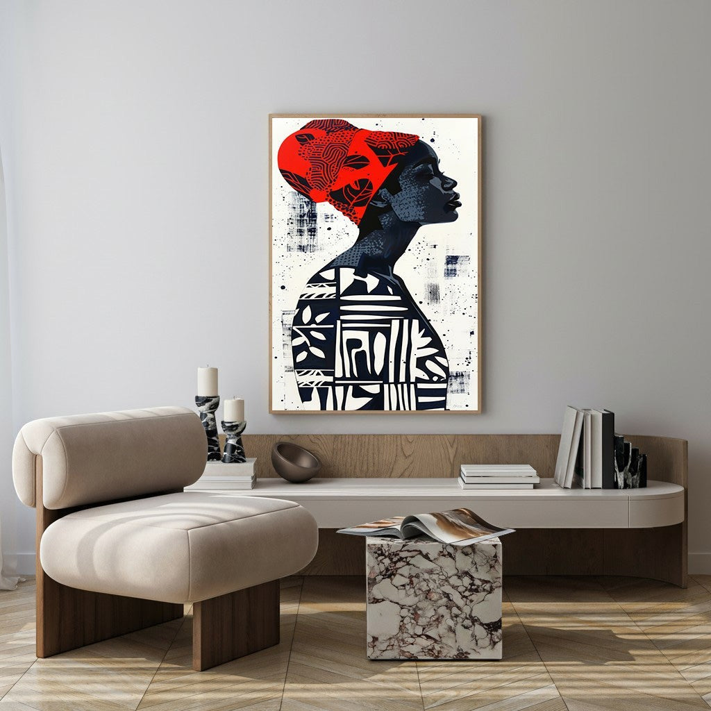 Abstract Portrait Wall Art