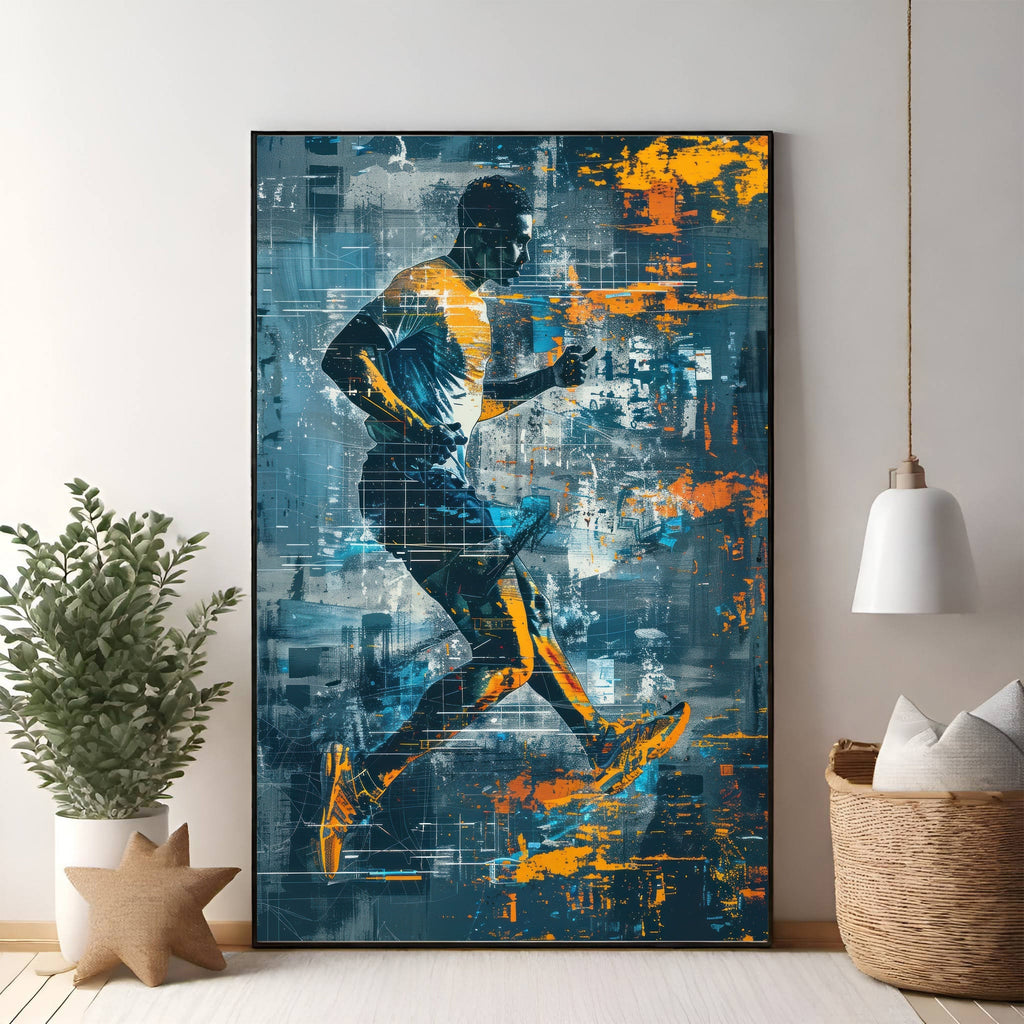 Abstract Runner Canvas Wall Art