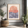 Abstract Sunset Over Water Wall Art