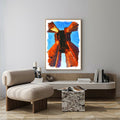 Ancient Columns Abstract Wall Art