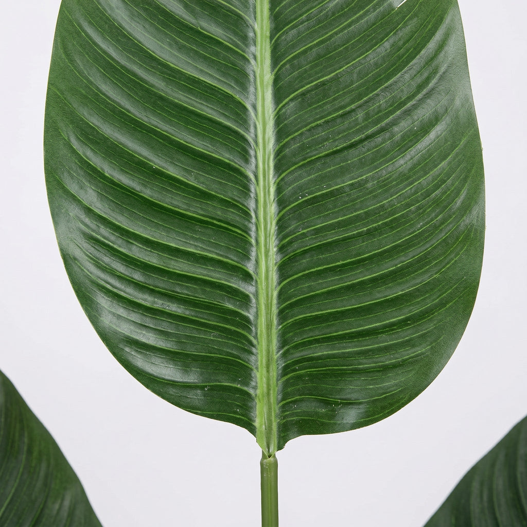 Large Faux Bird of Paradise Plant in Fluted Pot