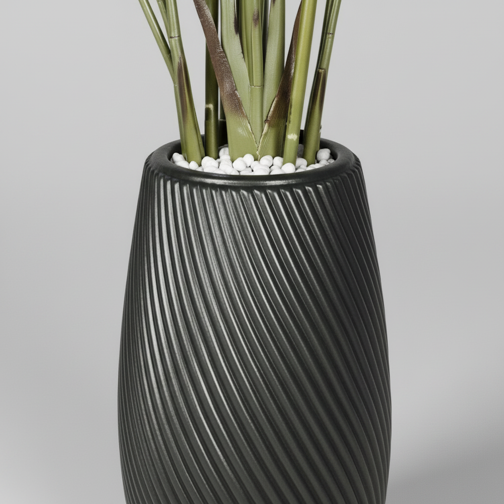Artificial Bird of Paradise Plant in Decorative Floor Planter