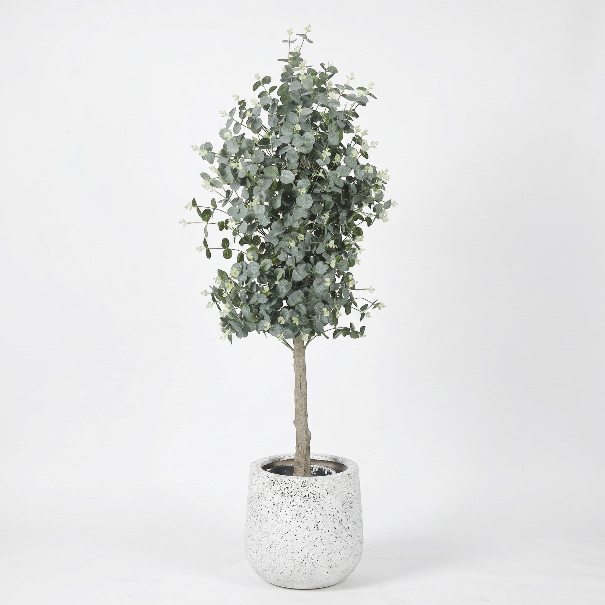 Artificial Eucalyptus Tree in Fiberglass Pot