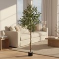 Artificial Potted Olive Tree Floor Plant