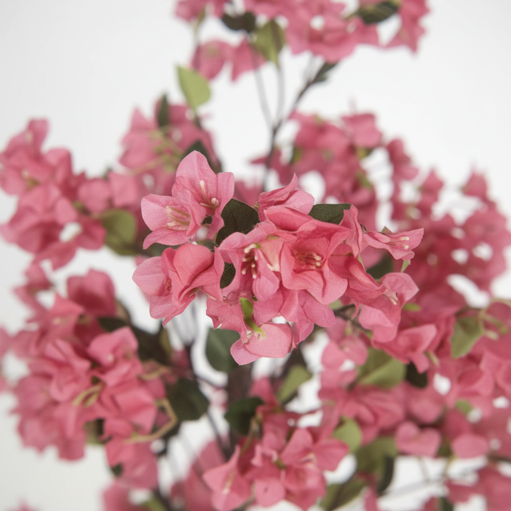 Artificial Flowering Tree in Fiberglass Pot