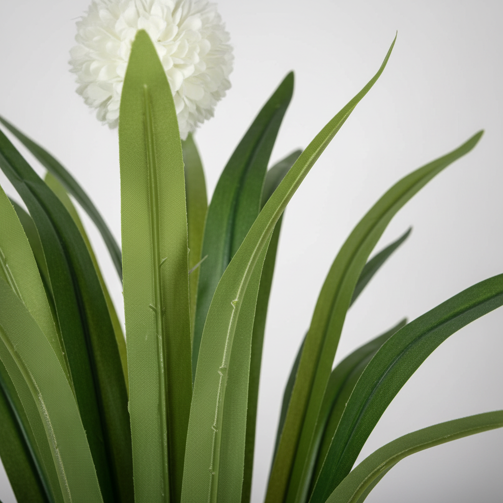 Decorative Artificial Potted Plant in Textured Floor Pot
